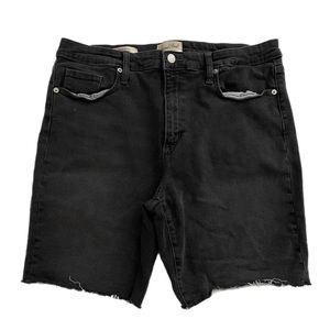 Universal thread Goods Co Bermuda style black high rise shorts